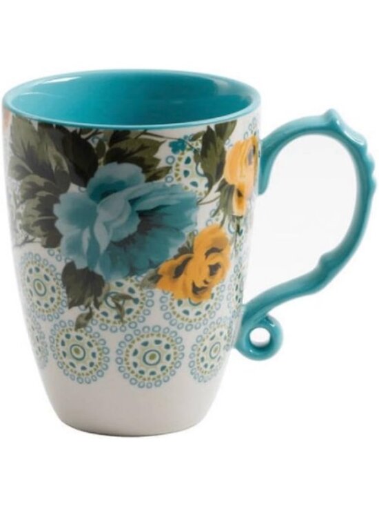 The Pioneer Woman Other - The Woman Pioneer Home Multicolor Rose Shadow 24-Ounce Floral Jumbo Latte Mug